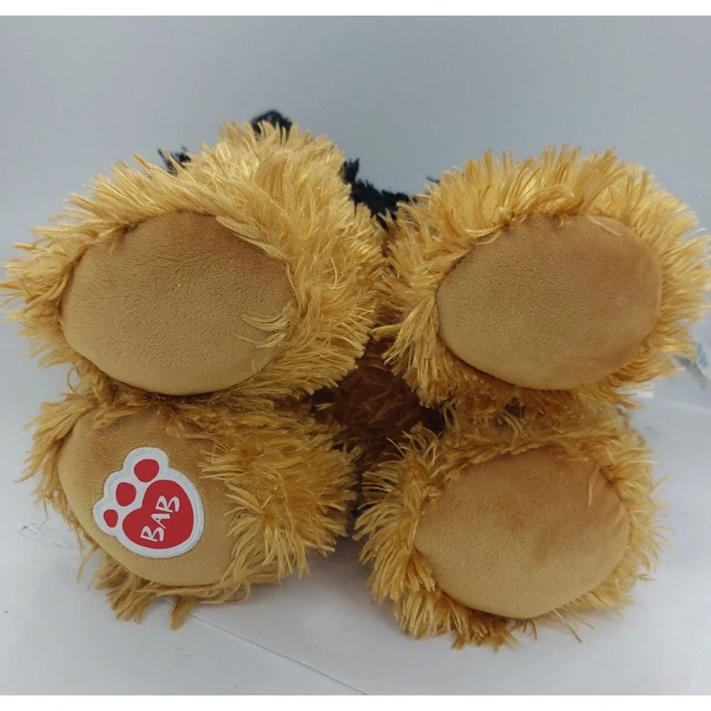 Build A Bear Promise Pets Yorkshire Terrier Yorkie Black & Gold Plush Toy
